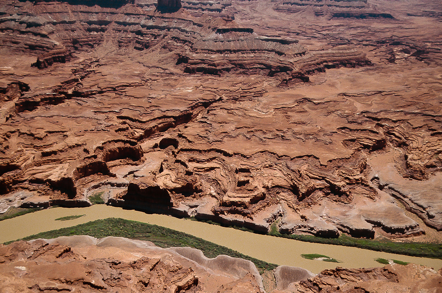 unterhalb des Canyonlands Overlook